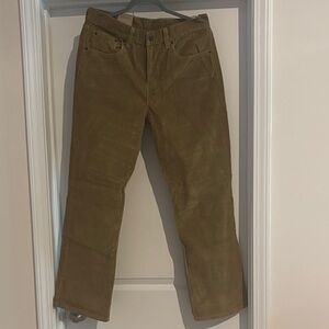 Levi's Women’s Mid Rise Brown Corduroy Pants